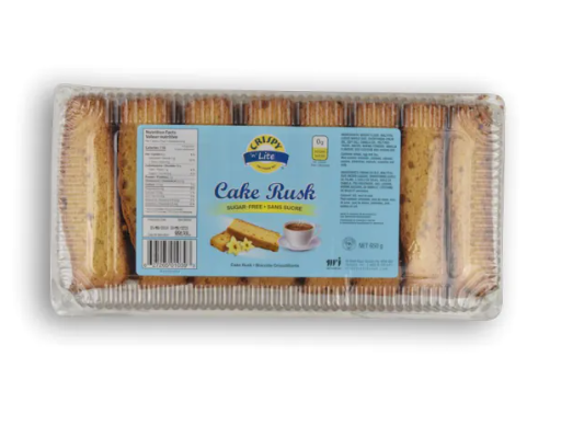 CRISPY Cake Rusk Sugar Free 650 GMS